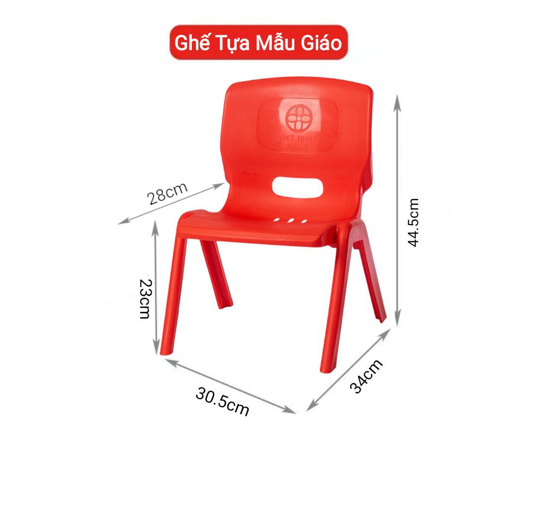 GHẾ TỰA MẪU GIÁO CAO CẤP - GHẾ TỰA CHẮC CHẮN - AN TOÀN - TIỆN LỢI