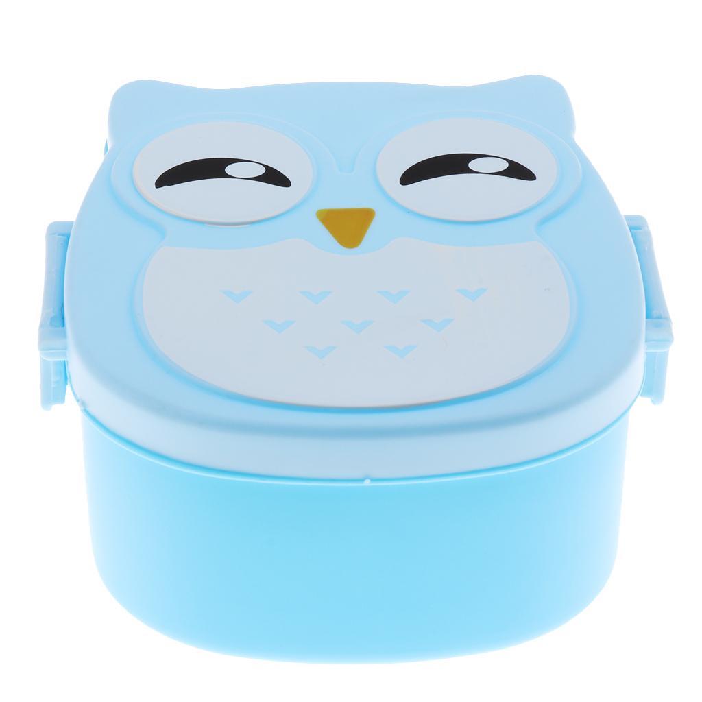 2x Kids Childrens Lunch Box - Bento-Styled Lunch Solution Offers, BPA Free Material, Durable, Leak-Proof, Meal and Snack Packing