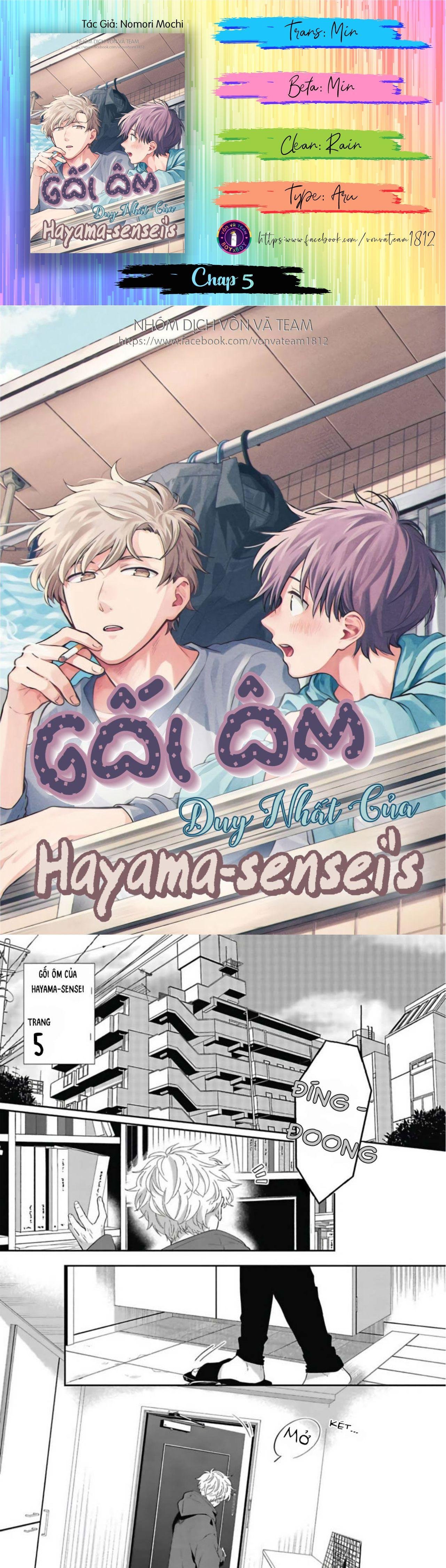 gối ôm duy nhất của hayama-sensei's (end) chapter 5 1