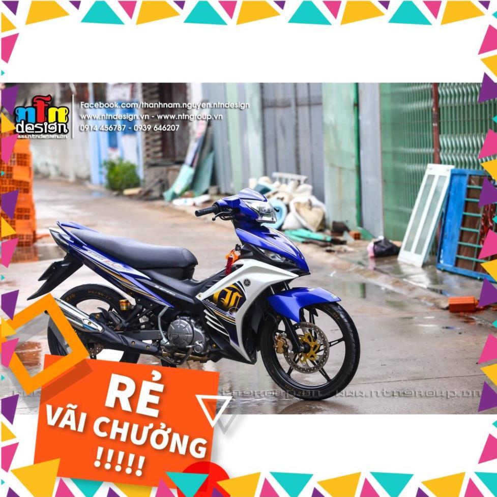 Tem Rời Exciter 135 Mẫu LC Trắng Vàng Xanh GP