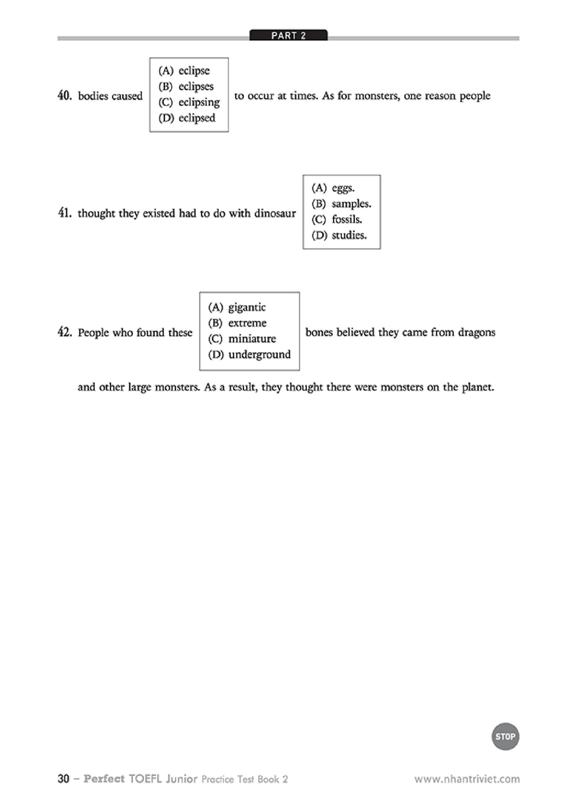Perfect Toefl Junior Book 2 Kèm Cd