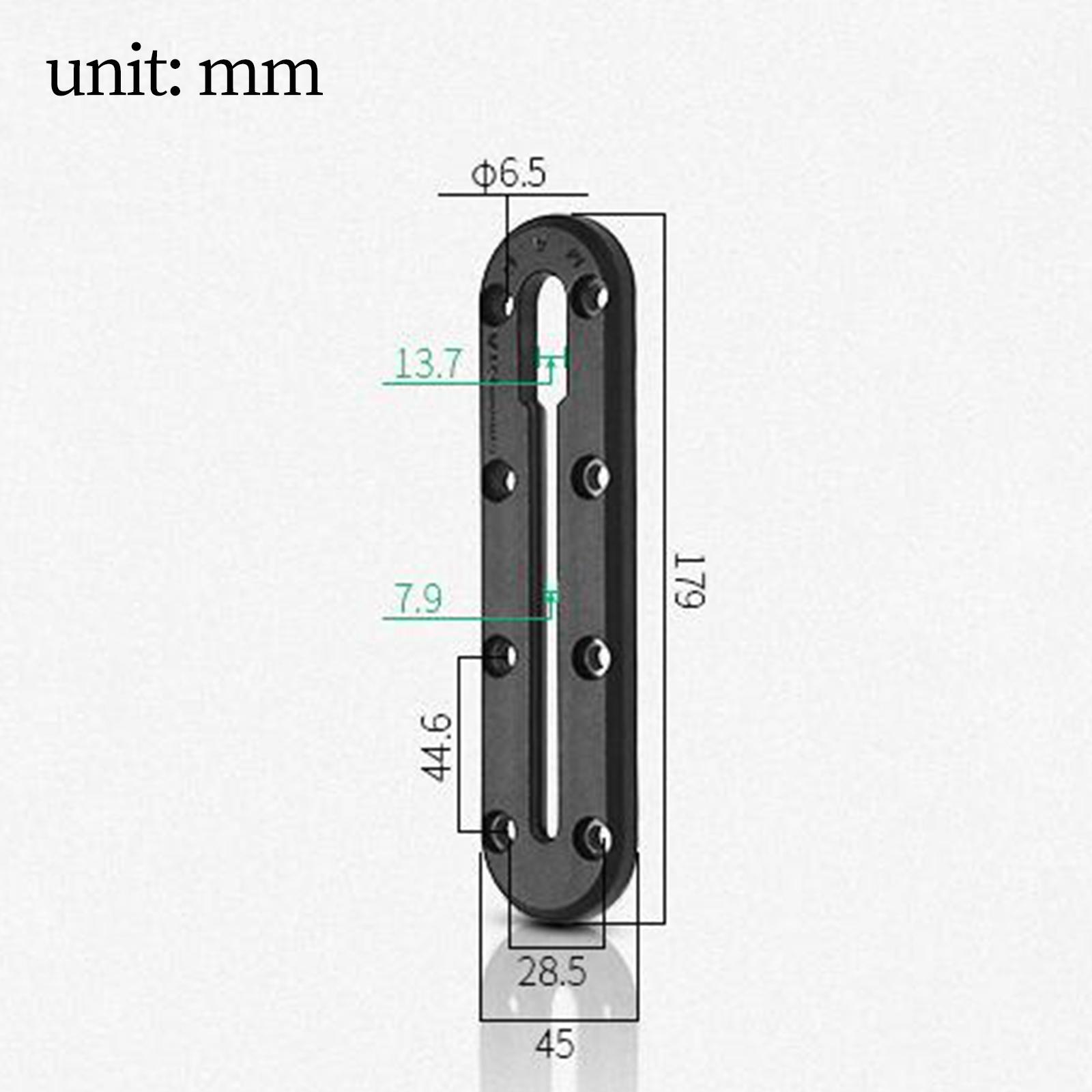 Kayak Slide Track Rails Bracket, DIY Accessories Fishing Rod Rack Holder Mounting Base Tackle Canoe Inflatable Marine Boat Part Marine Hardware