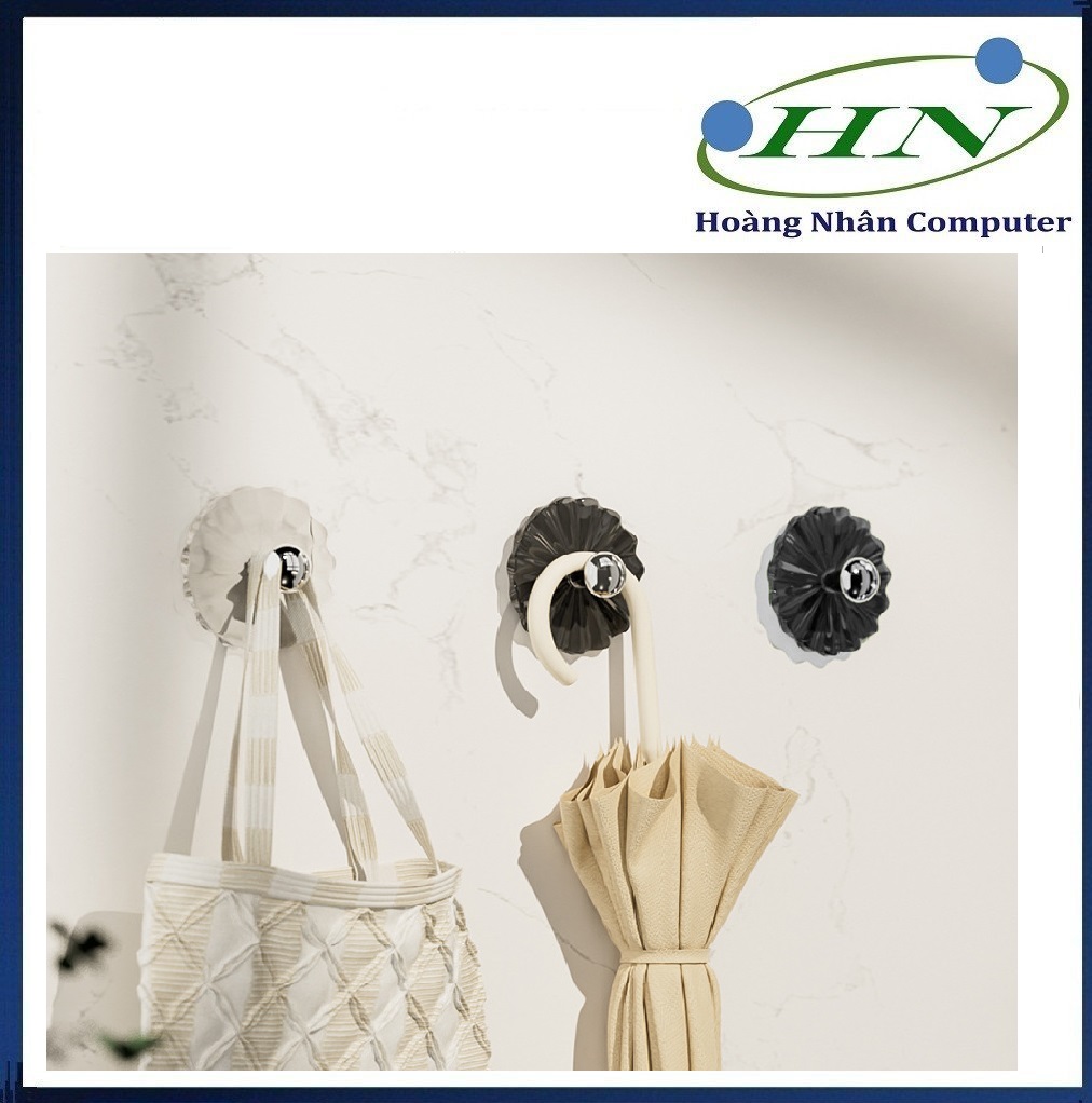 MÓC DÁN TƯỜNG HÌNH BÔNG HOA VỚI KHẲ NĂNG TREO ĐỒ SIÊU ĐA NĂNG