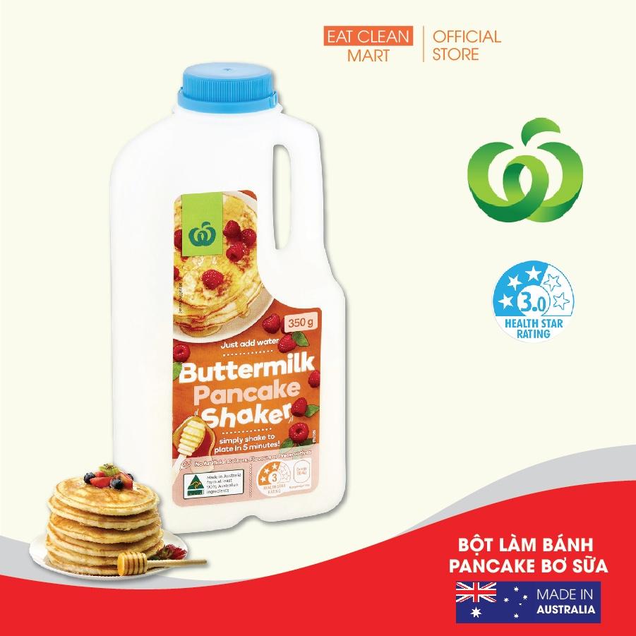 Bột làm bánh Pancake Bơ Sữa - Woolworths Buttermilk Pancake Shaker 350g