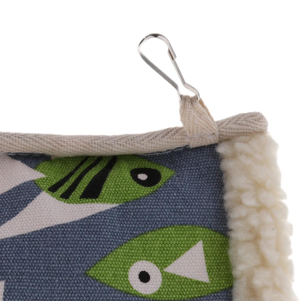 Tunnel Bird Hamster Hammock Hanging Nest Bed Small Animals Rat Ferret Toy