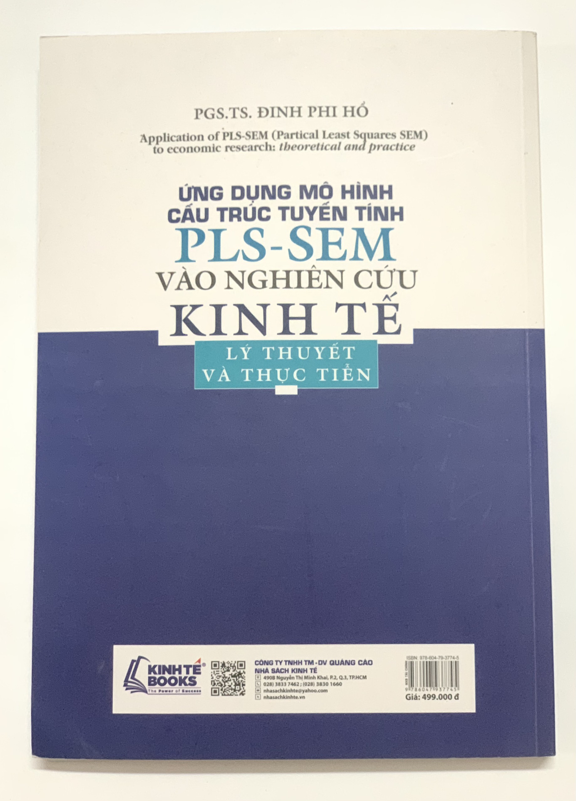 Sách - Ứng Dụng Mô Hình Cấu Trúc Tuyến Tính PLS-SEM Vào Nghiên Cứu Kinh Tế Lý Thuyết Và Thực Tiễn