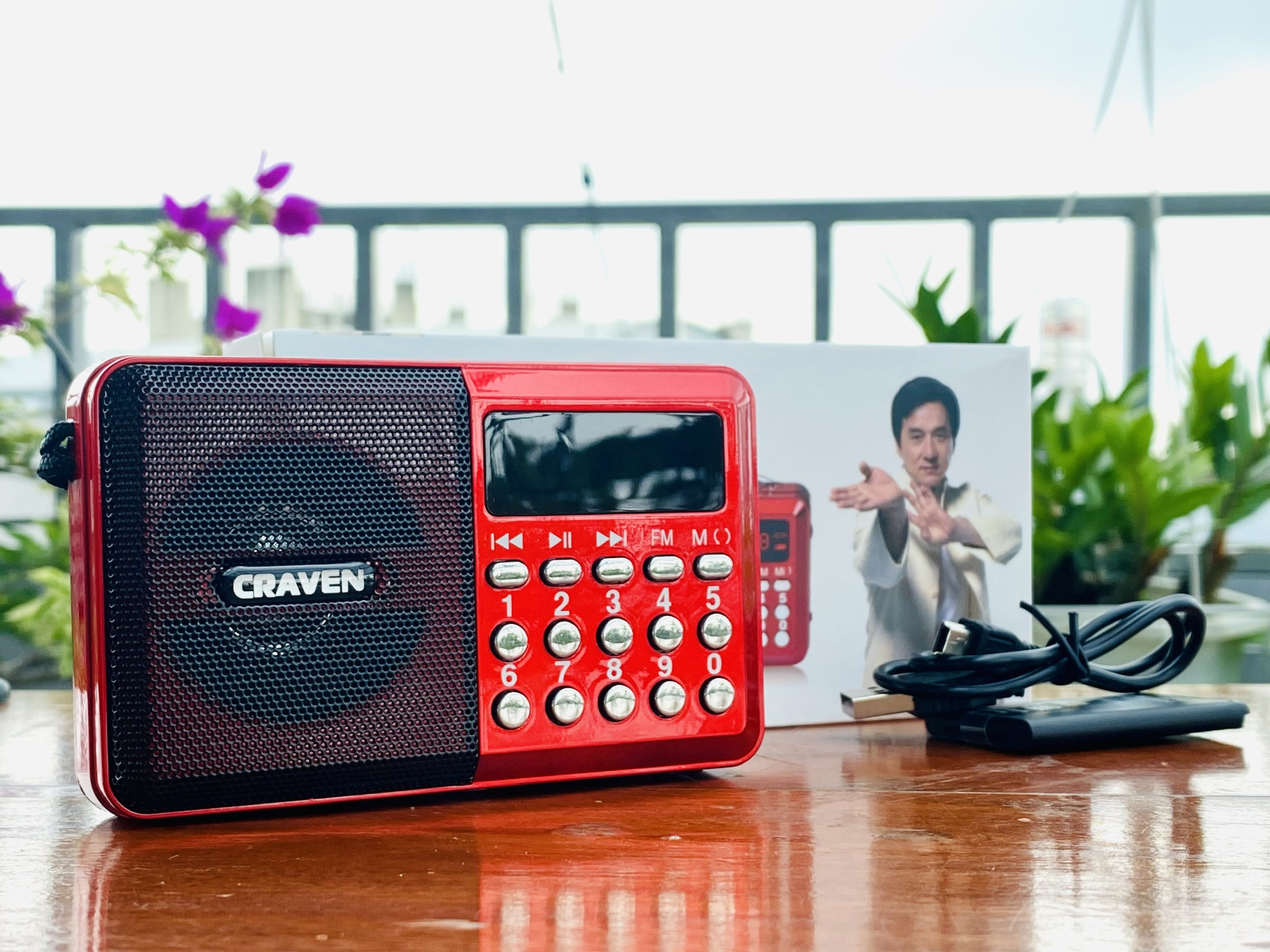 Đài Radion FM Craven CR26 Nghe Nhạc MP3, Nghe Đài, Tích Hợp Đèn Led ,HÀNG CHÍNH HÃNG