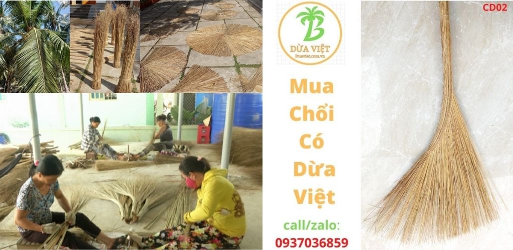 Chổi cọng dừa