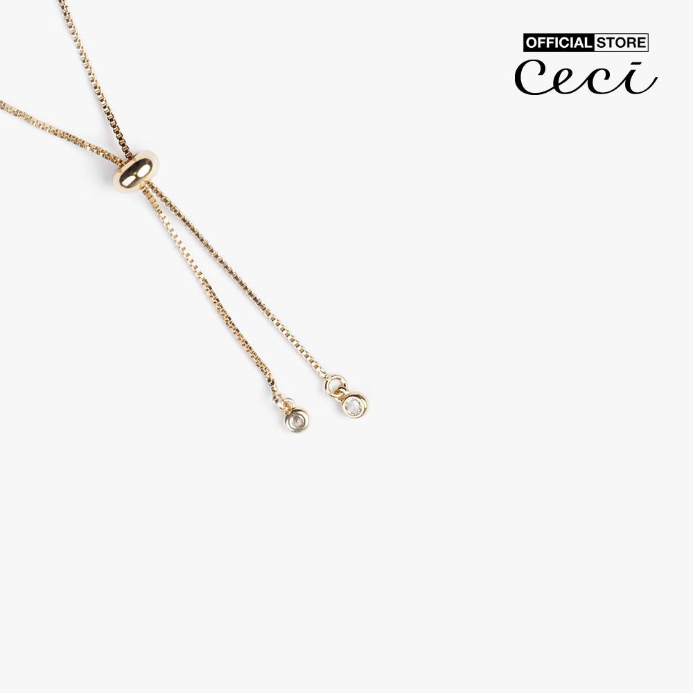 CECI - Vòng đeo tay nữ dây mảnh phối thiết kế độc đáo CC3-01000078-08