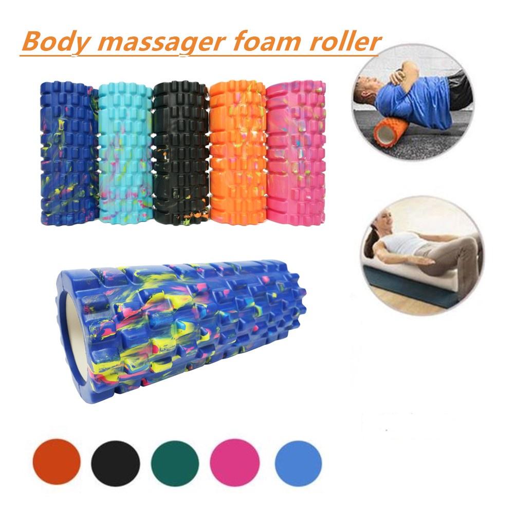 Con lăn massage Foam Roller hỗ trợ các bài tập Yoga