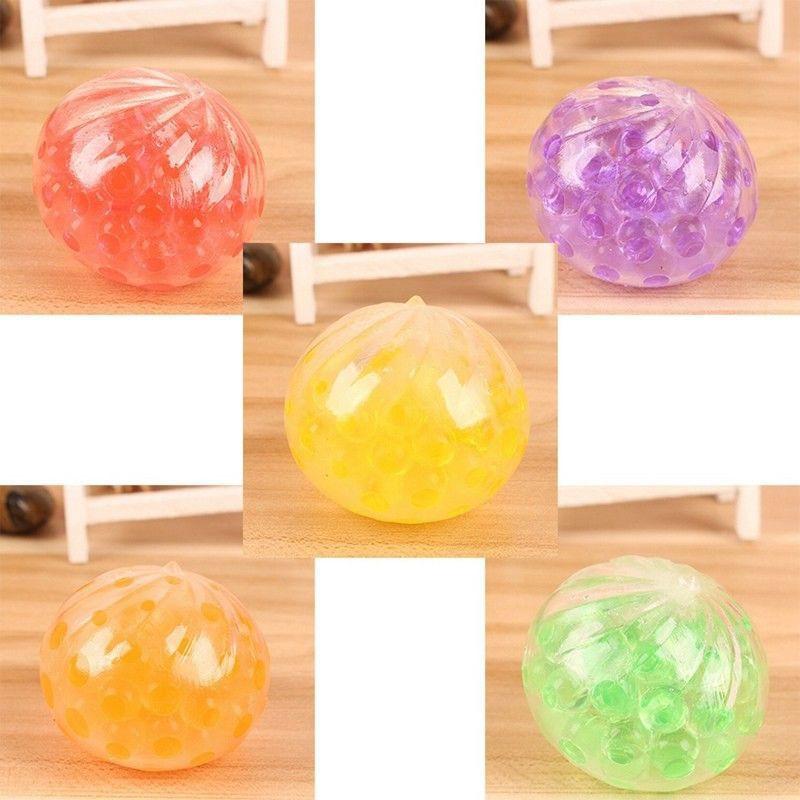 cFun Anti-Stress Clear Squishy Mesh Venting Ball Grape Squeeze Sensory Fruity Toyz