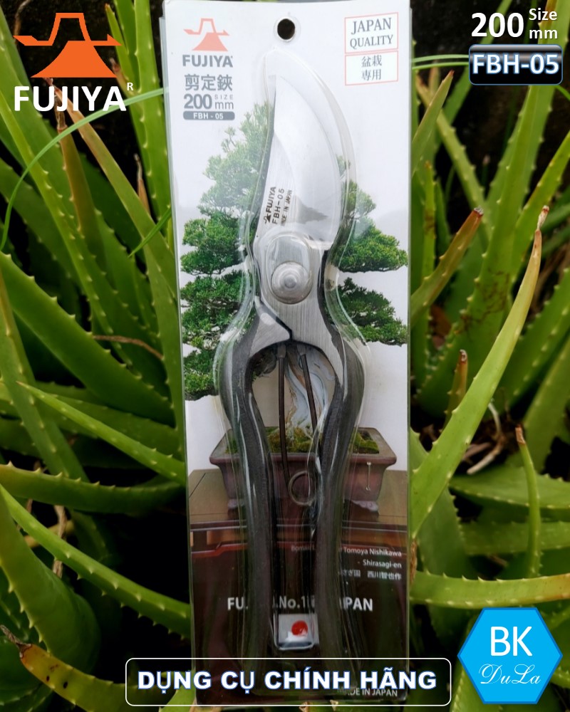 Kéo cắt tỉa cành Bonsai 200mm FUJIYA FBH-05 GENUINE