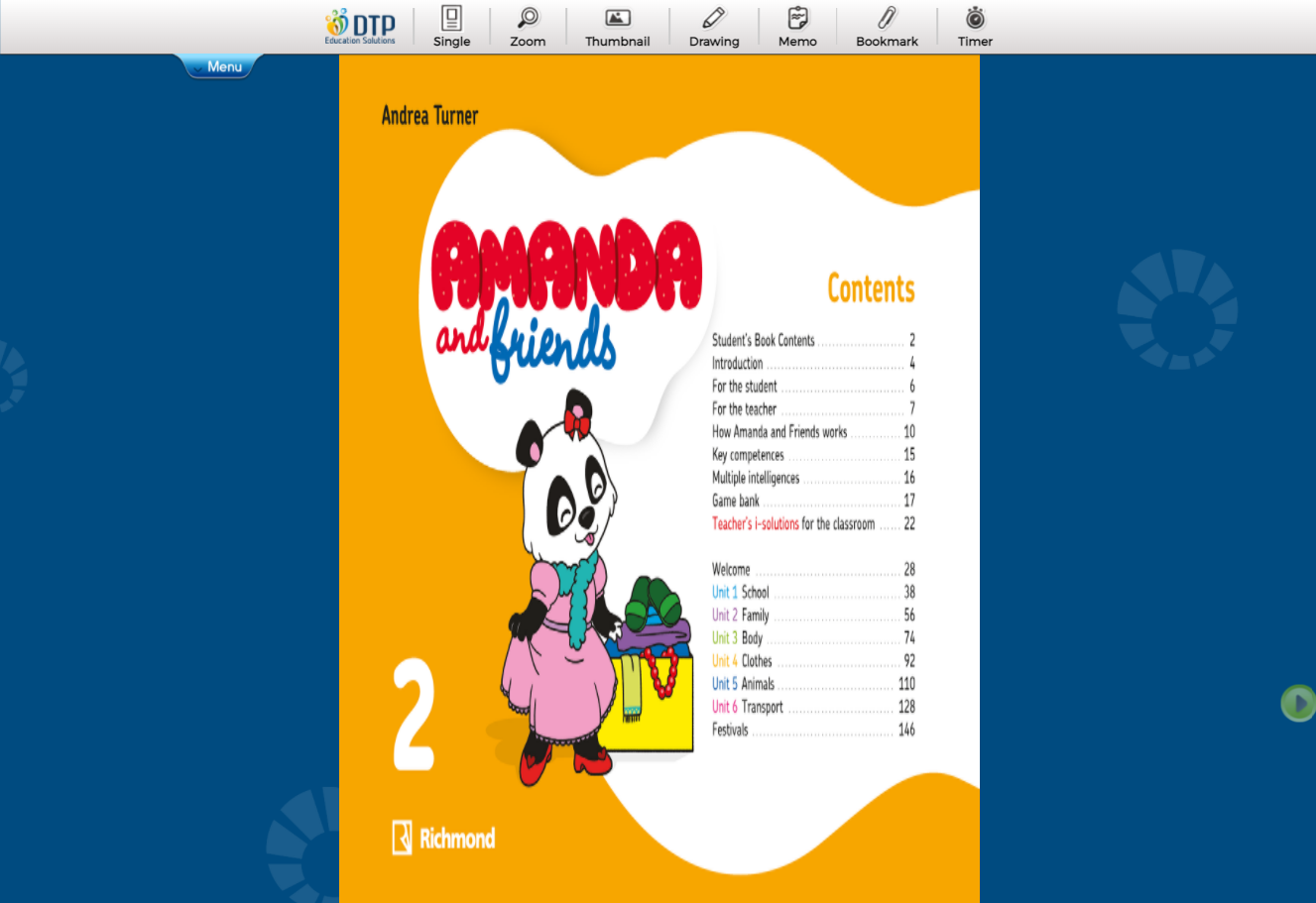 New Amanda & Friends 2 Sách giáo viên điện tử