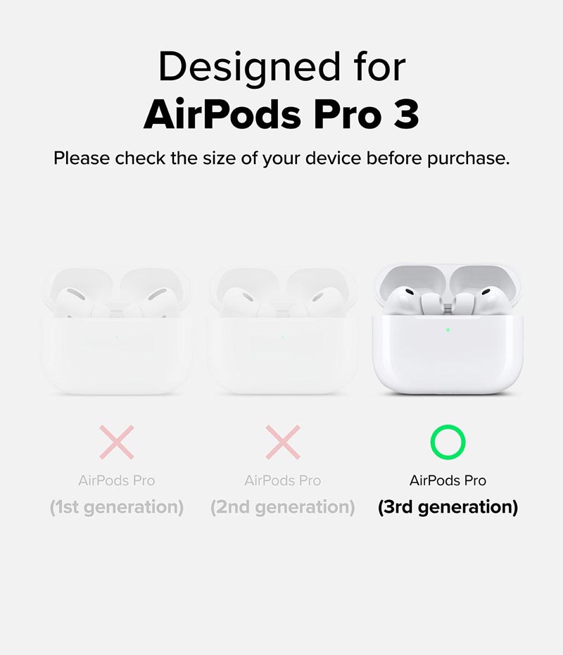 Vỏ ốp dành cho AirPods Pro 3 RINGKE Air - Hàng Chính Hãng