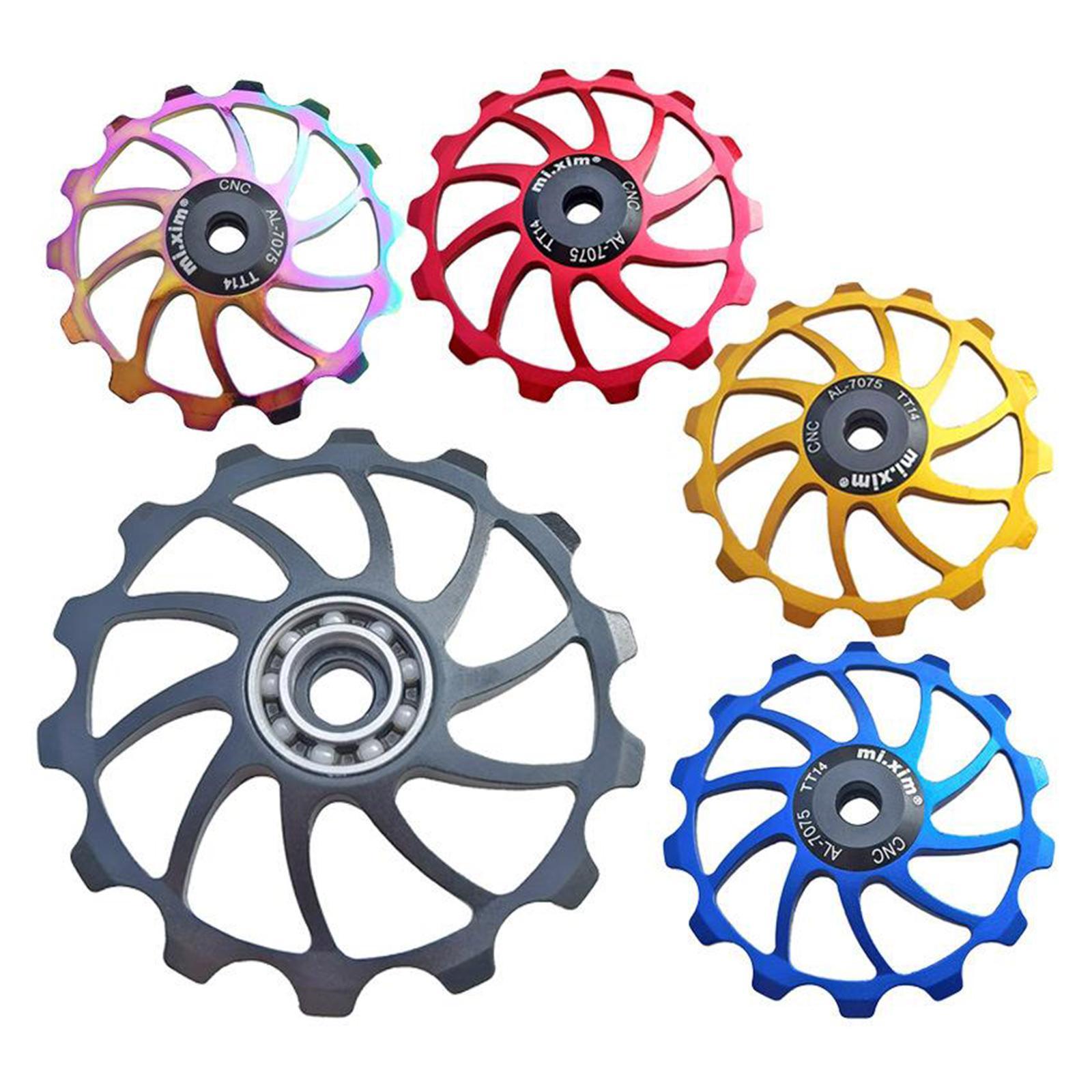 Rear Derailleur Mountain Bike Guide Roller Pulley Accessories Red