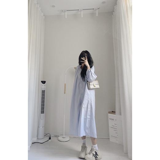 Váy bbd sơ mi dài tay by samhyewear