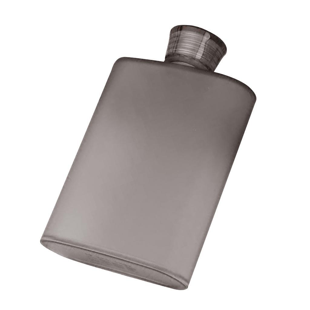 2pcs 400ml Memo Paper Bottle Flat Wine Bottle Cup Kettle Plastic Hip Flask