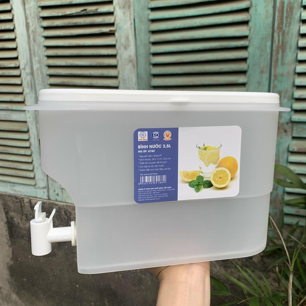 BÌNH NƯỚC 3,5L VIỆT NHẬT CÓ VÒI TIỆN LỢI