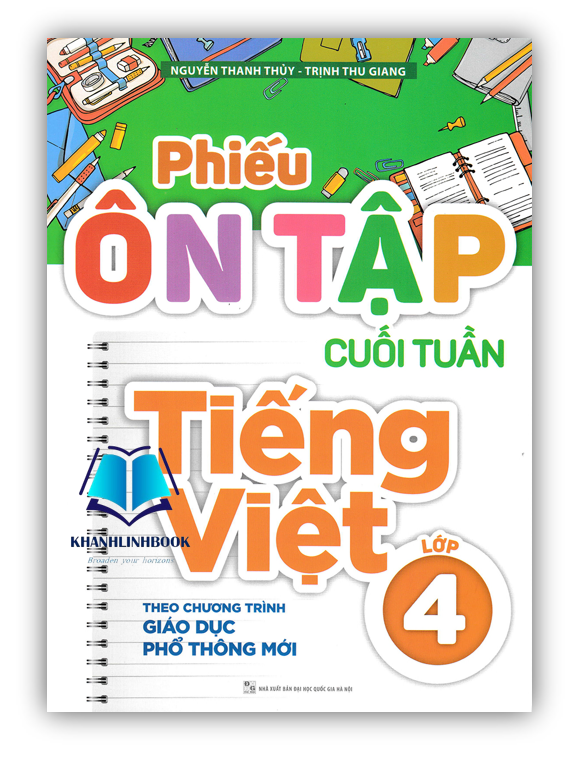 Sách - Phiếu Ôn Tập Cuối Tuần Tiếng Việt Lớp 4