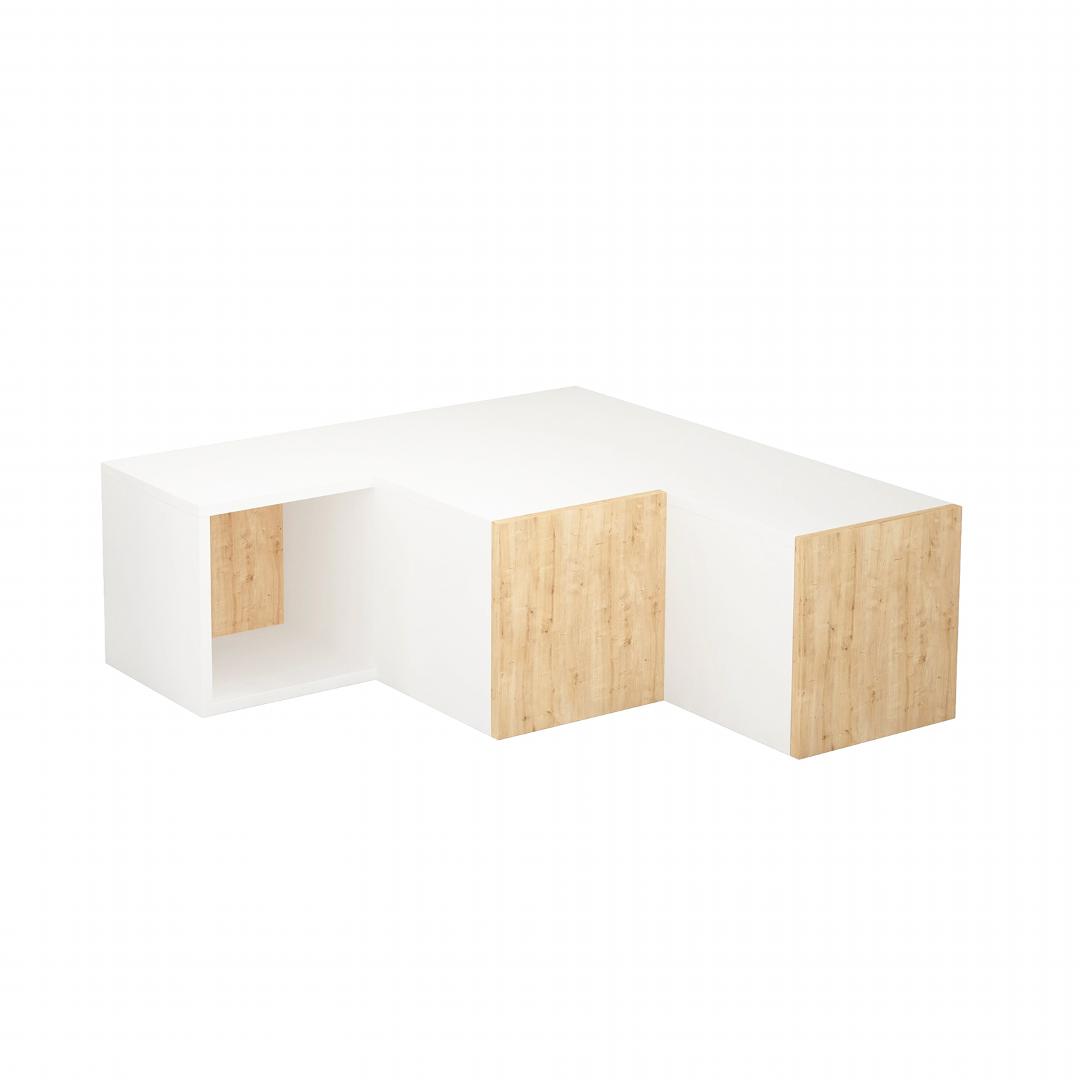 Kệ Tivi gỗ hiện đại SMLIFE Thunderstorm | Gỗ MDF dày 17mm chống ẩm | D90xR90xC32cm