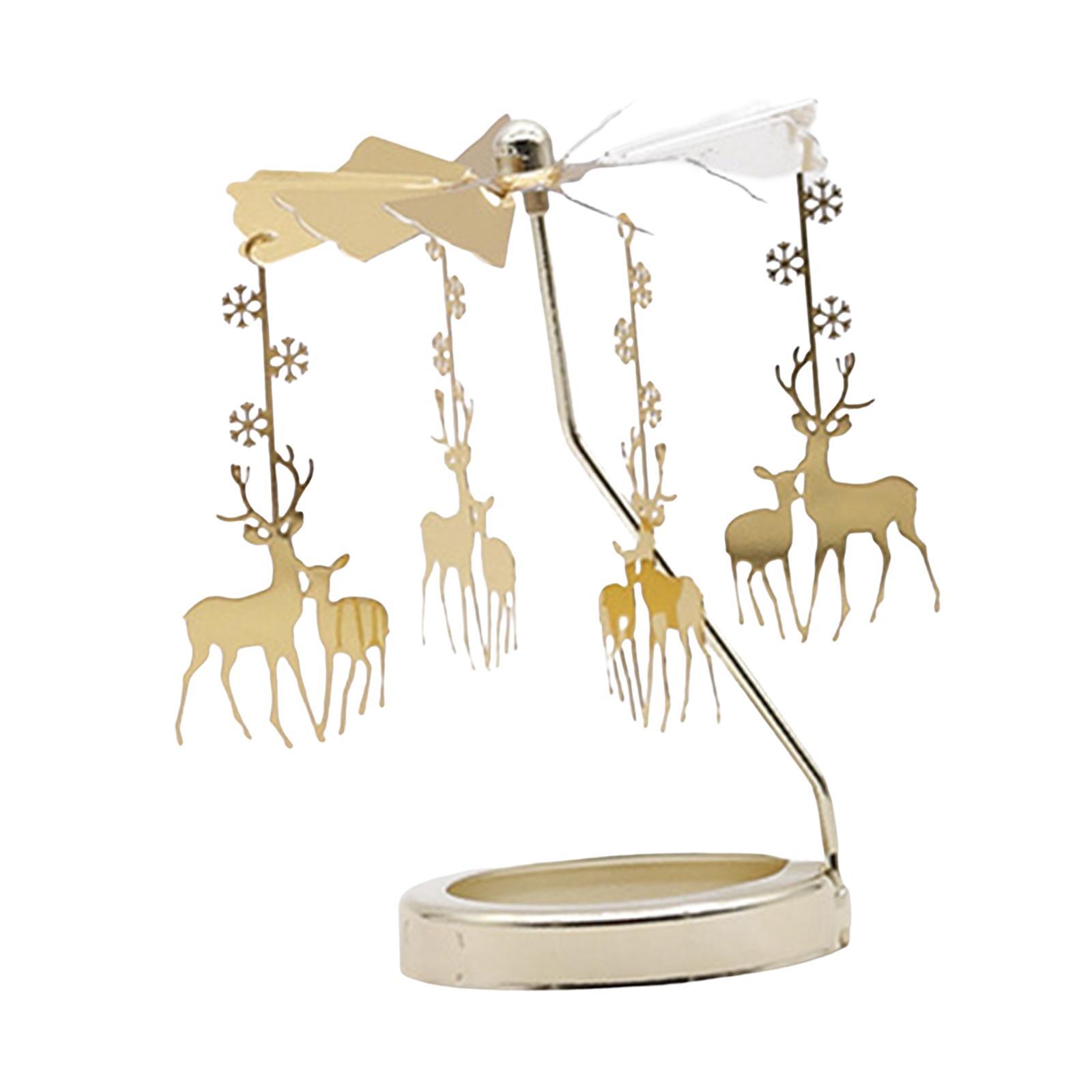 Tea Light Candle Holder Candle Ornament Rotating