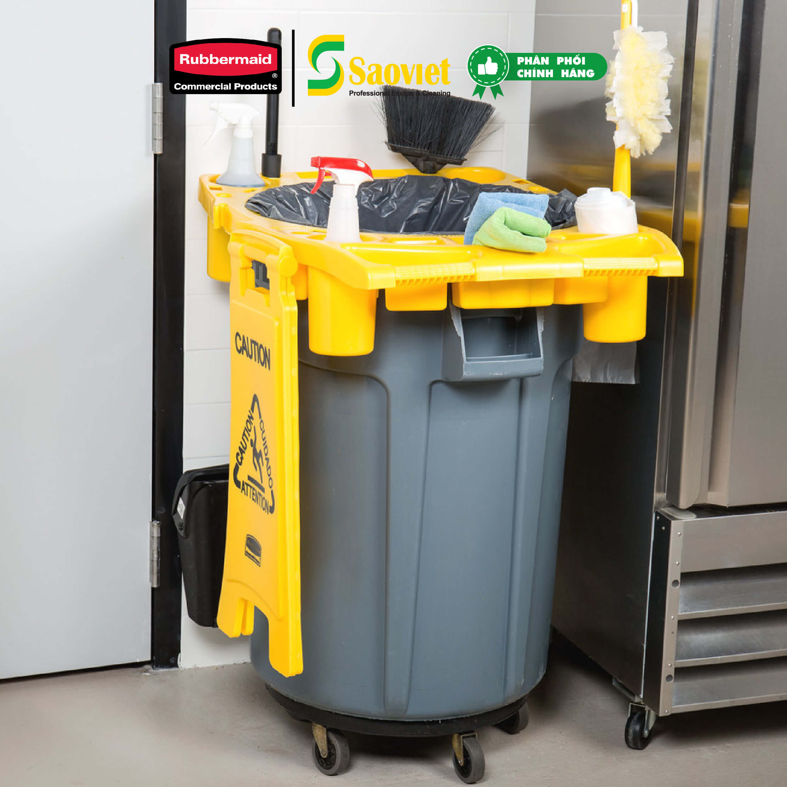 Biển Nhựa Báo Chú Ý RUBBERMAID USA - SKU: FG611200YEL | SAOVIETCO