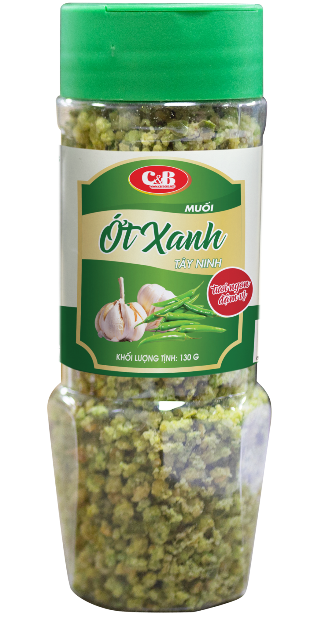 Muối Ớt Xanh Tây Ninh C&amp;B - Hộp 130G