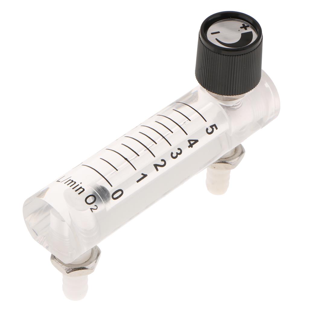 0-5LPM Oxy Acrylic Đo Lưu Lượng Dòng Chảy Nhanh Với Van Cho Không Khí, để Đo Khí Pha Không Xung Chảy