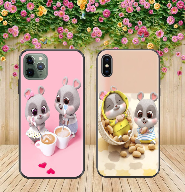 Ốp lưng điện thoại Samsung Galaxy J7 Duo viền dẻo TPU BST Táo Khuyết Mẫu 4