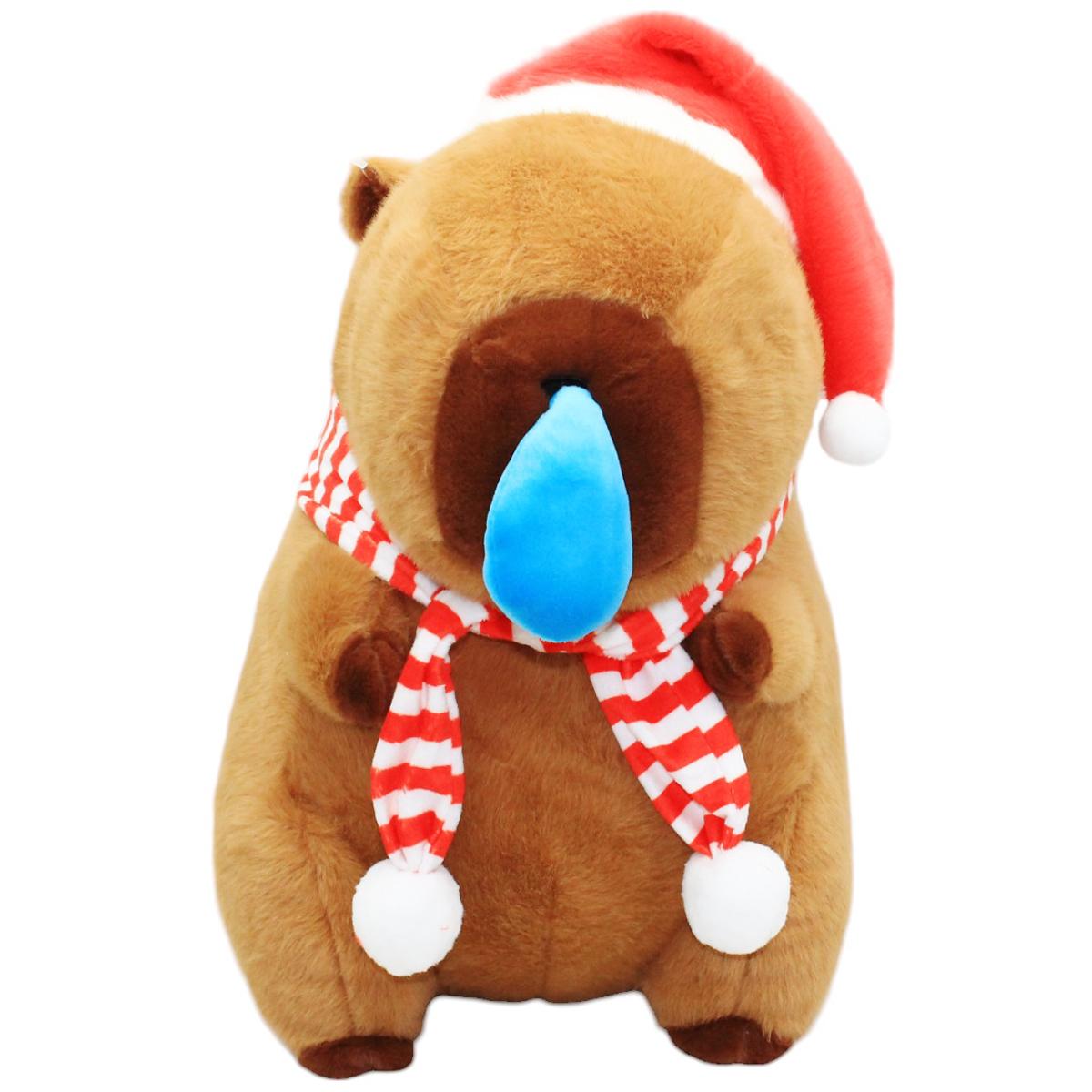 Thú Bông Capybara Noel Chảy Mũi 45 cm - ZooZoo 5480