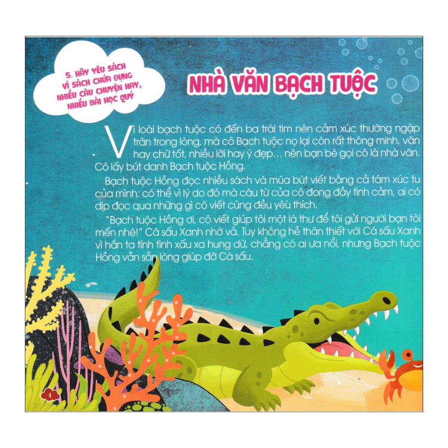 Bộ Sách Nuôi Dưỡng Tâm Hồn Trẻ Thơ - Nhà Văn Bạch Tuộc - Tập 4