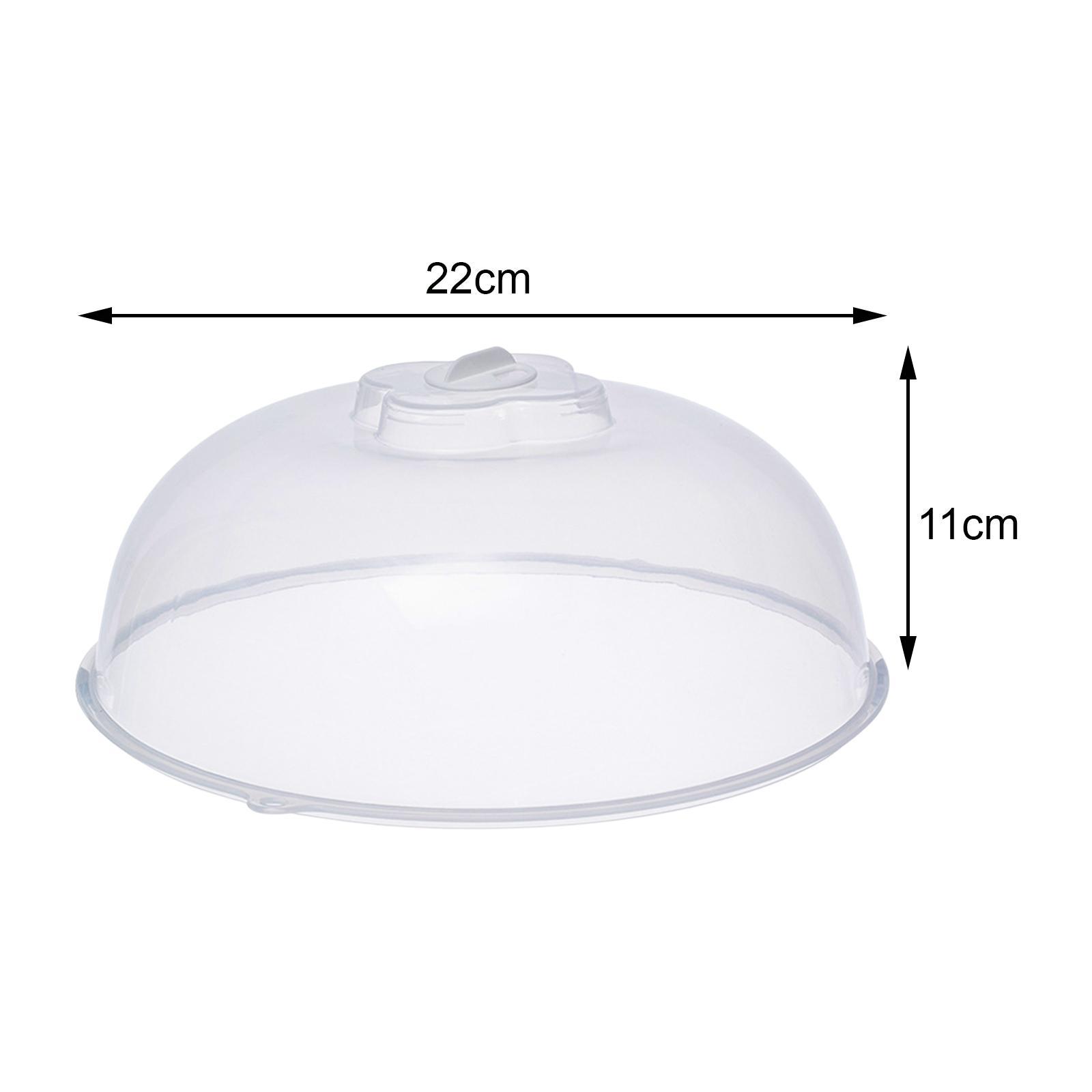 Microwave Splatter Cover lid with Steam Vent for Trays Kitchen Freezer
