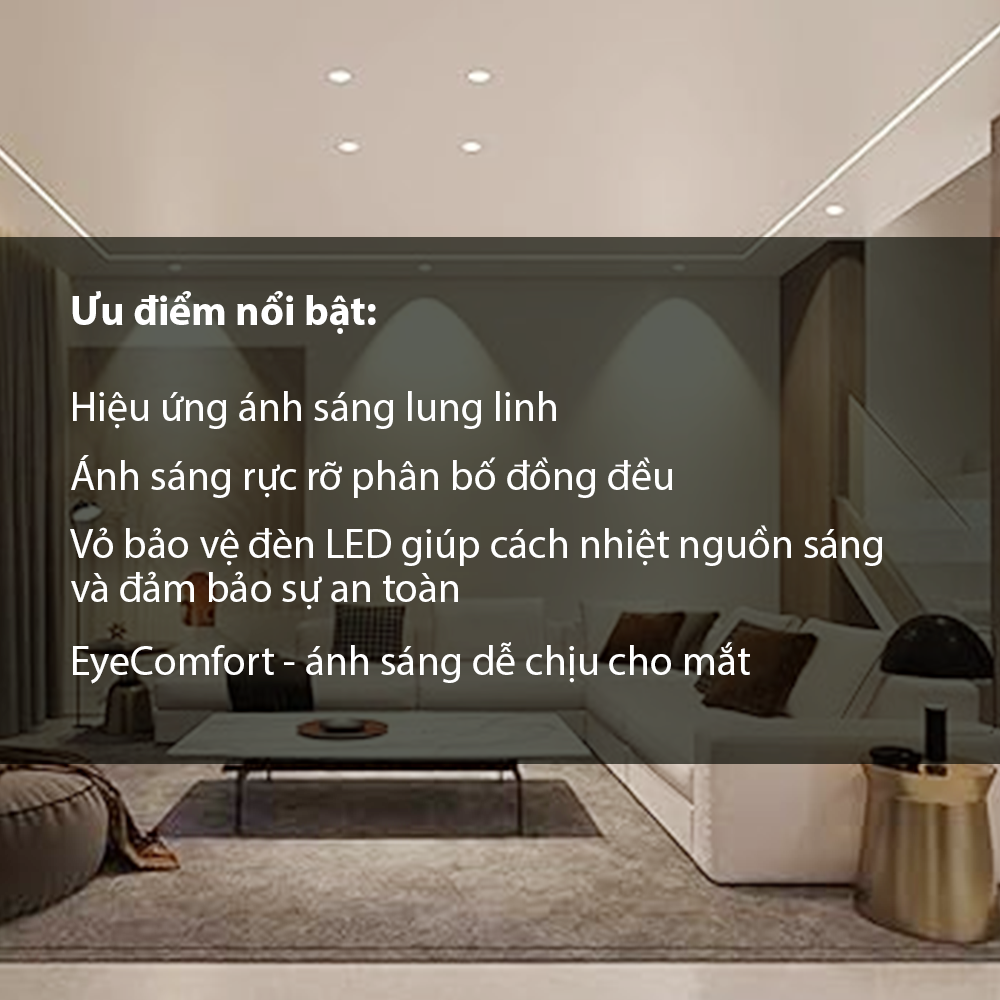Bộ đèn chiếu điểm Philips SL260 RD 7.5W ánh sáng vàng, trung tính - Phong Cách và Ánh Sáng Cao Cấp