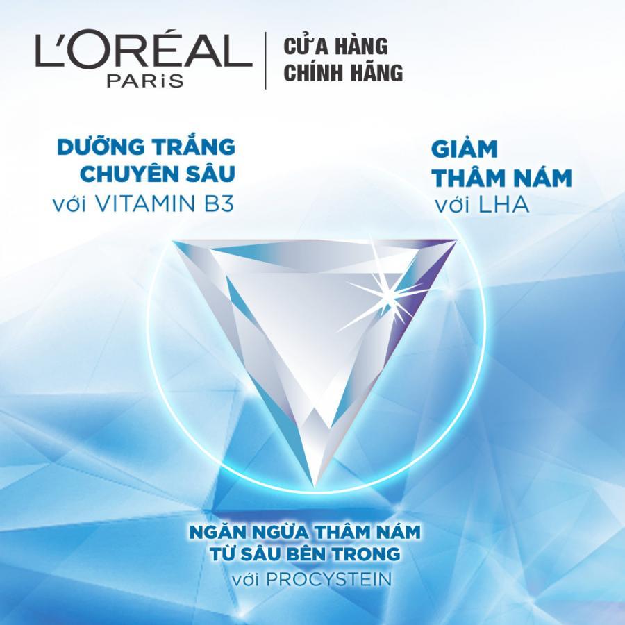 Kem Dưỡng Trắng Mịn Và Giảm Thâm Nám Ban Đêm L'Oreal Paris Aura Perfect Clinical 50ml