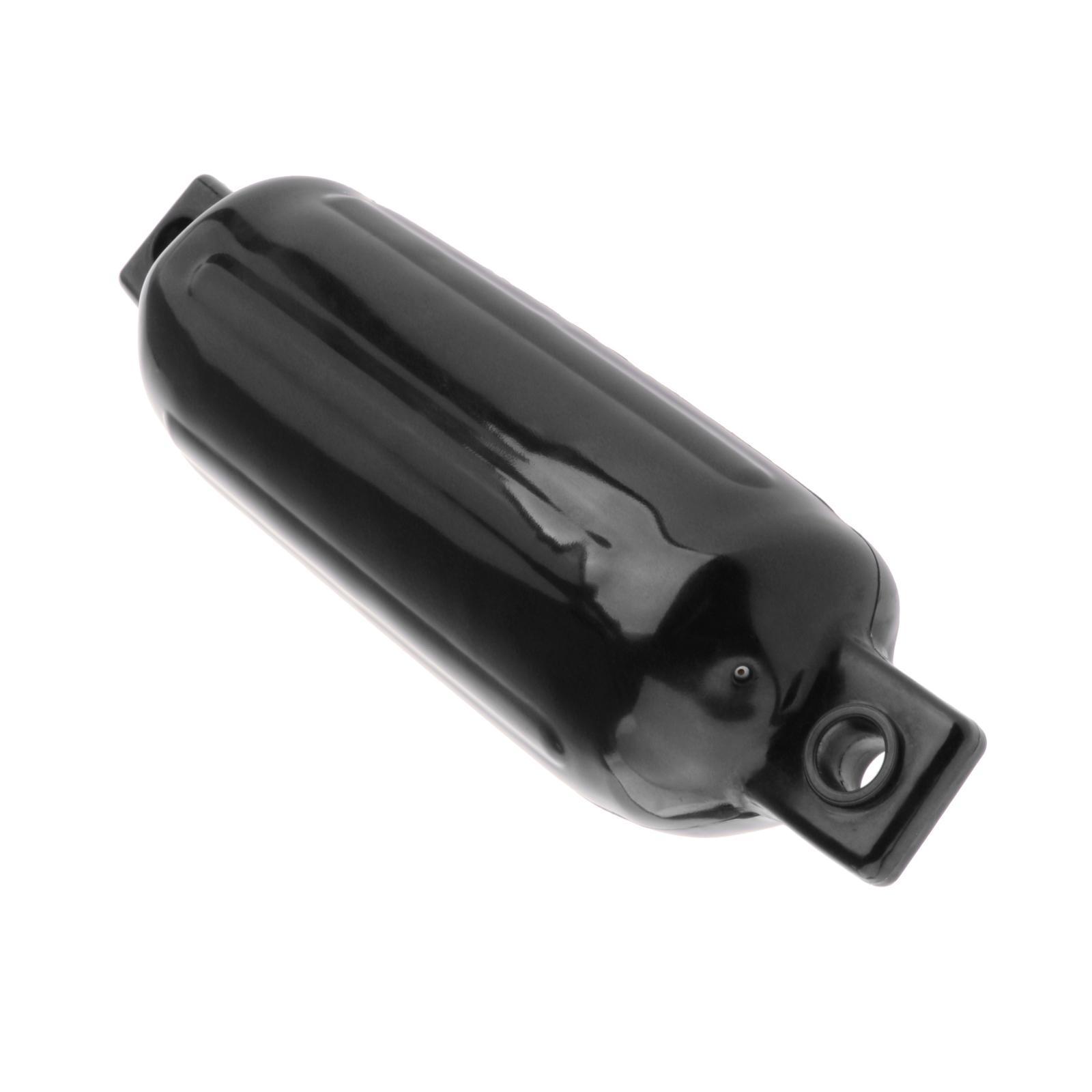 2X Boat Bumper Buoy Yacht Protection Anti-collision Black