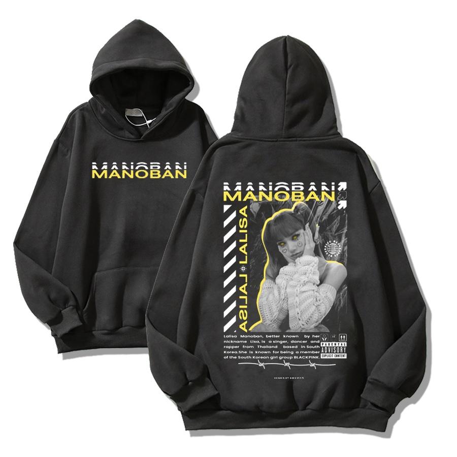 ÁO HOODIE FORM RỘNG NAM NỮ LALISA