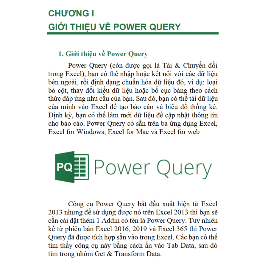 Combo 4 Sách Word -  Google Sheet - Power Point - Power Query & Power Pivot ĐÀO TẠO TIN HỌC Ứng Dụng Văn Phòng Kèm Video Khóa Học