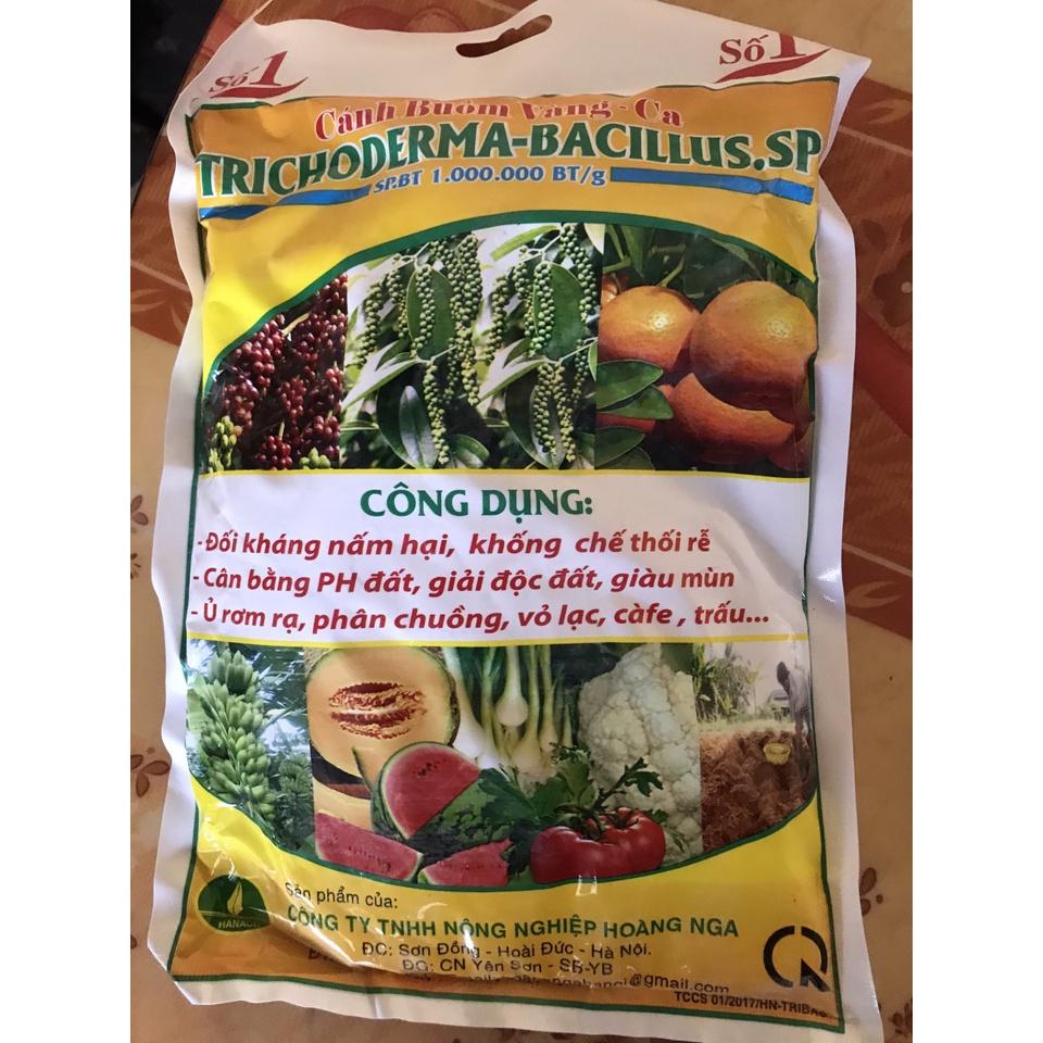 CHẾ PHẨM SINH HỌC TRICHODERMA 1KG - Ủ PHÂN CHUỒNG , ĐỐI KHÁNG NẤM HẠI , GIẢI ĐỘC ĐẤT ,GIÀU MÙN