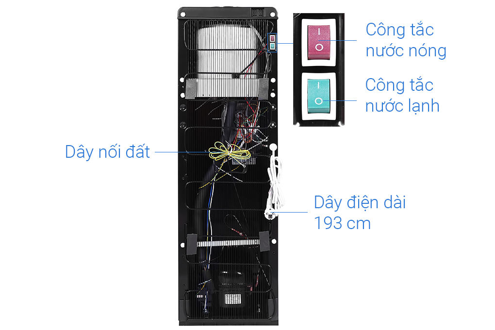 Cây nước nóng lạnh Toshiba RWF-W1917TV(K) - Hàng chính hãng