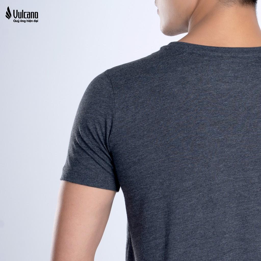 Áo Thun cổ tròn màu xám - 8051