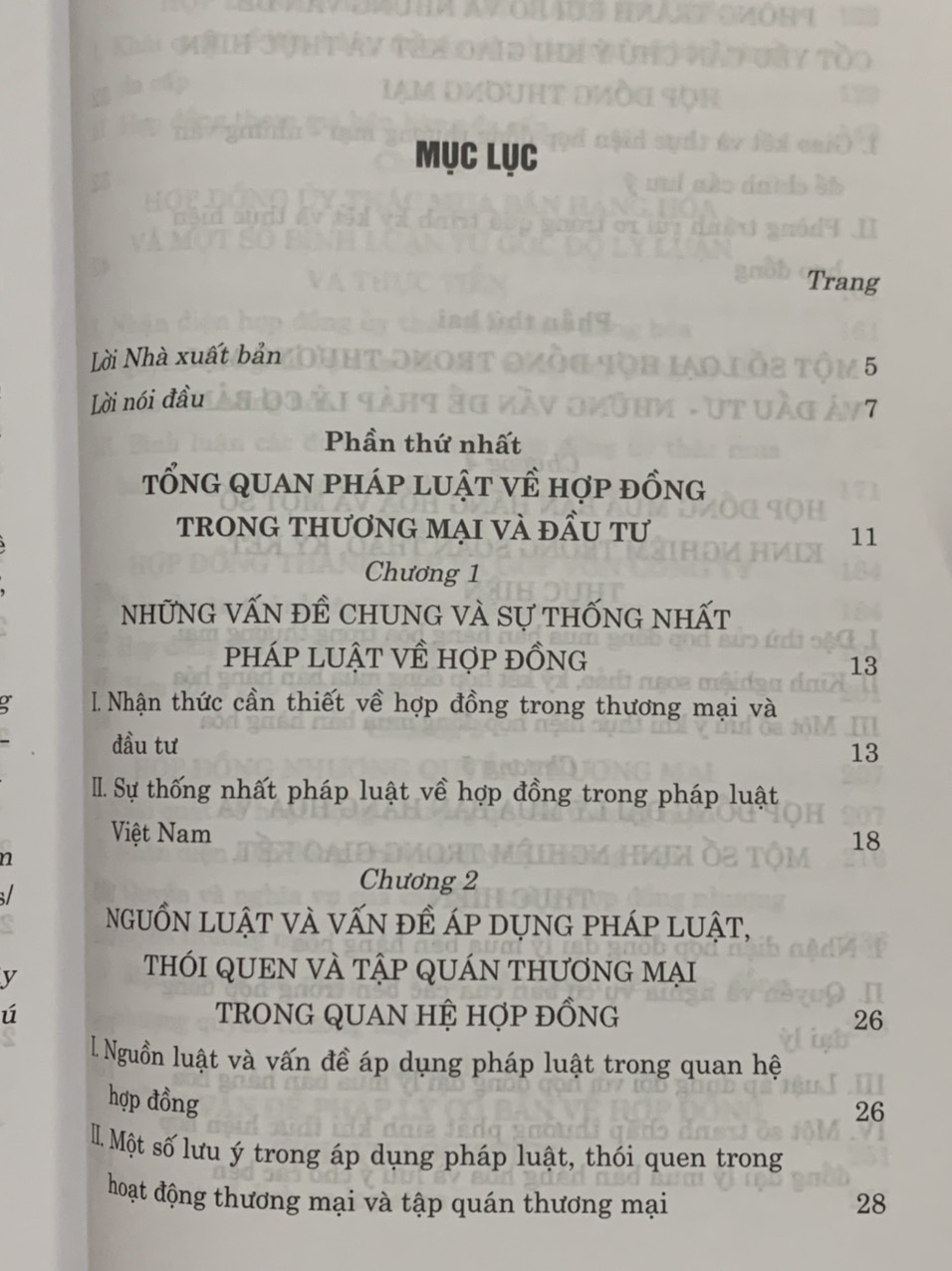 Pháp luật về hợp đồng trong thương mại và đầu tư