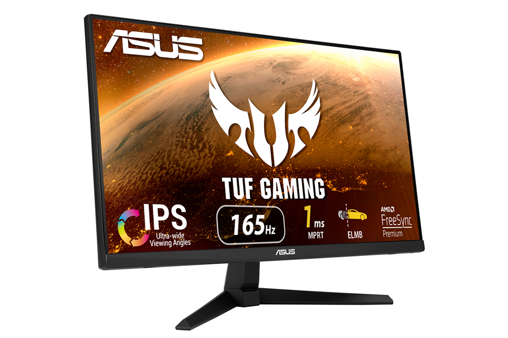 Asus LCD VG249Q1A/23.8&quot;F/1ms/165Hz/250cd2/HDMI/DP/Cáp HDMI/Cáp DP/Đen - Hàng chính hãng