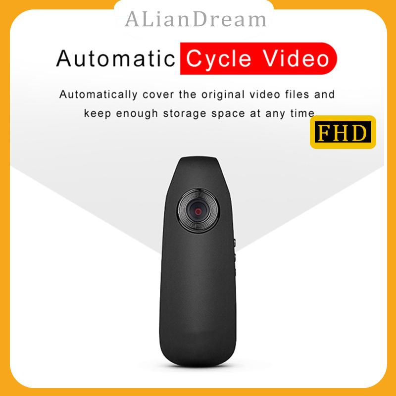 Máy ảnh hành động FHD 1080p Action Video kỹ thuật số Mini Back Clip Camcorder Dash Cam Camera cảnh sát góc rộng góc xe máy DV Cam Cam
