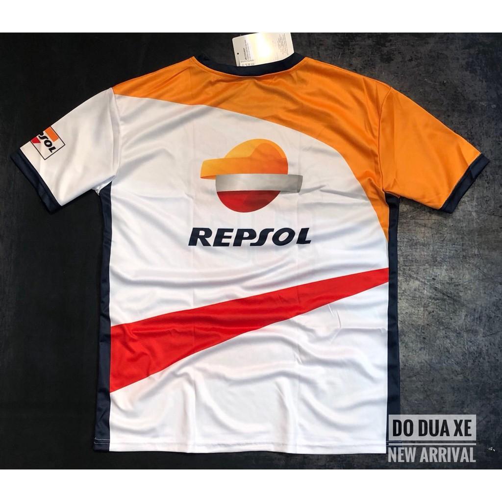 Áo thun đua xe repsol 93