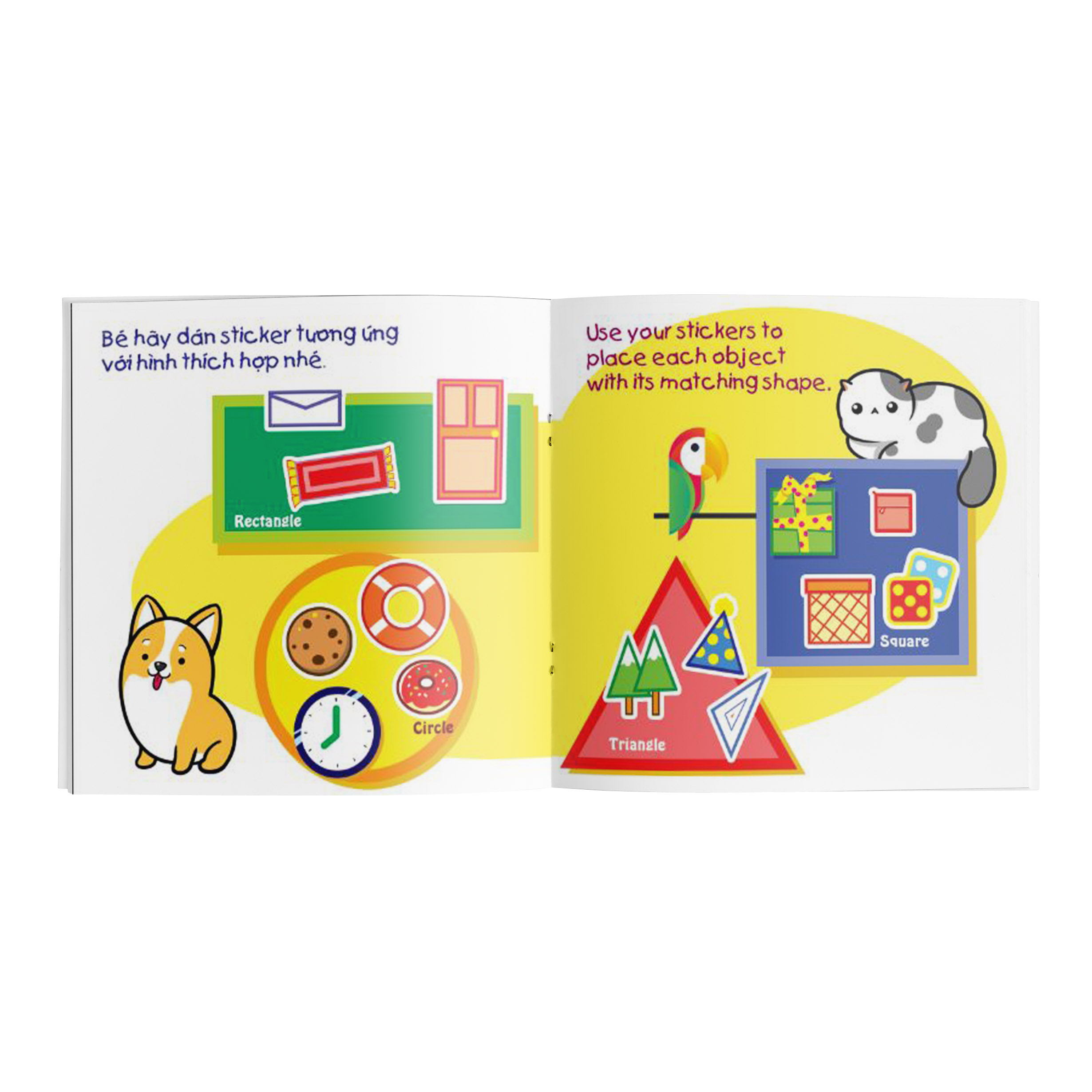 Combo 6 cuốn: Miếng dán Thông minh cho bé (Phát triển EQ - IQ) - My First Sticker Book