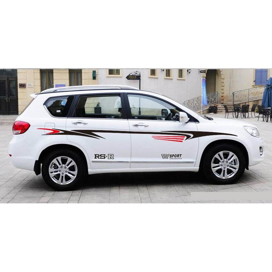 Bộ Tem Dán Sườn Xe ô Tô WRC Sport Ms-194