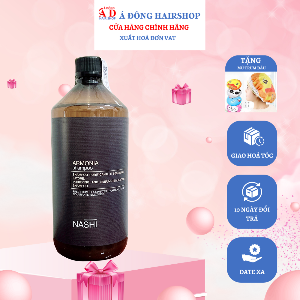 Dầu gội cho tóc dầu, gàu và khô Nashi Armonia 250ML - 1000ML