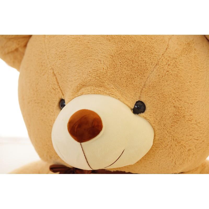 Gấu Bông Teddy Đeo Nơ Trái Tim Làm Quà Tặng Dễ Thương PA9707