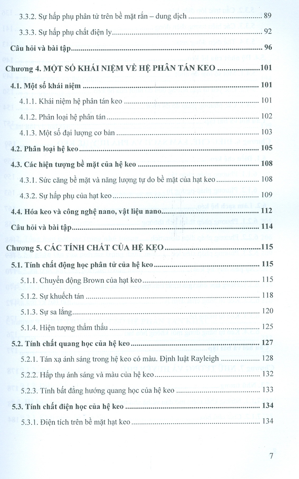 HẤP PHỤ - HÓA KEO (Giáo trình dùng cho sinh viên chuyên ngành hóa học, vật liệu, sinh học, thực phẩm, dược và môi trường)