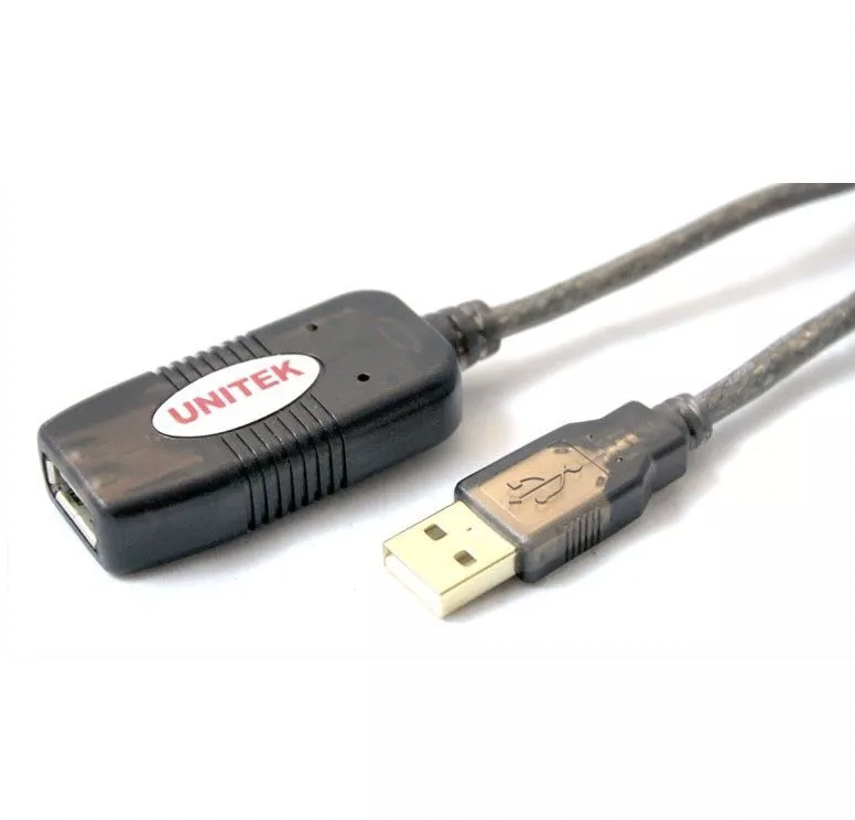 Cáp nối dài USB 10M Unitek Y - 260 có IC khuếch đại HÀNG CHÍNH HÃNG